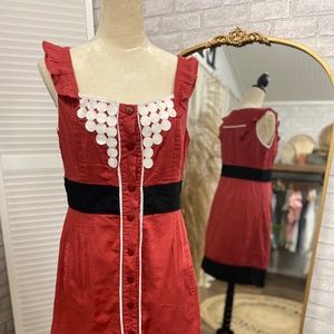 Go Fish! Embroidered Pocket Dress